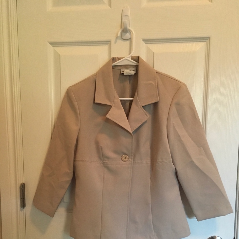 Tan Jacket & Matching Skirt